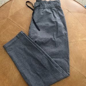 Lululemon On The Fly Pant Sea Spray Alpine White Dark Chrome Size 6